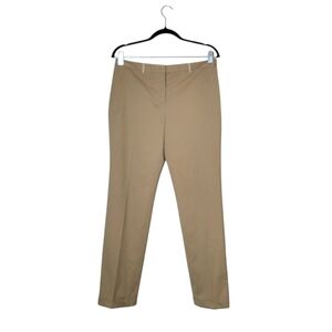 Jil Sander 100% Virgin Wool Pants Sz 38 Beige Tan‎ Slacks Trousers Career Office